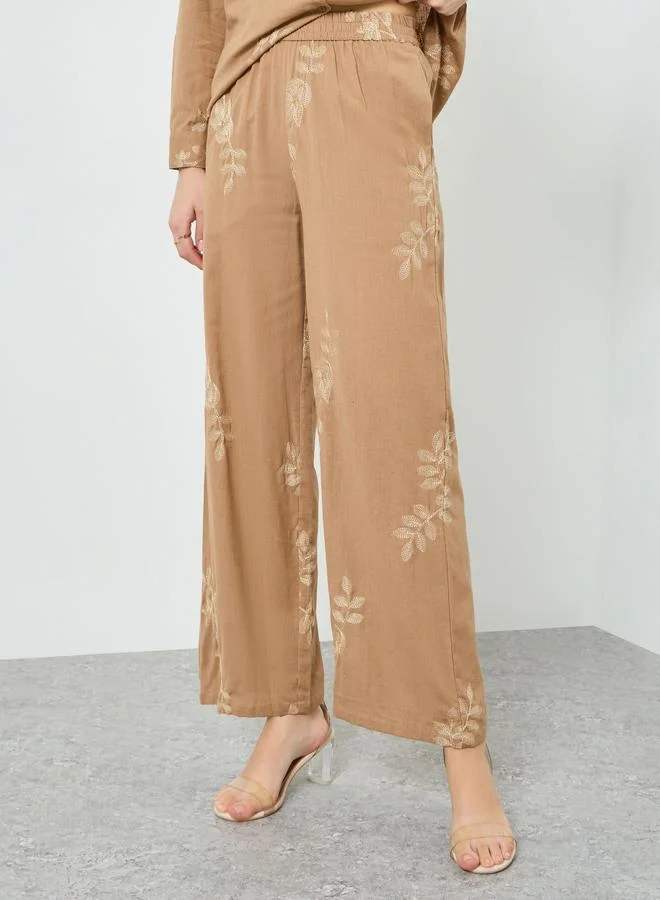 Styli  Women Embroidered Shirt and Pants Co-Ords for Women | Best Price UAE